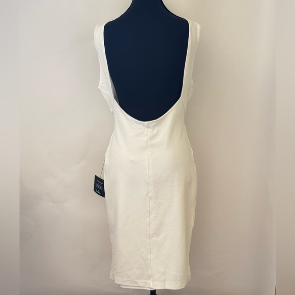 Lulus Like a Lady White Backless Midi Sleeveless Bodycon Dress, White, L, NWT - Picture 9 of 15